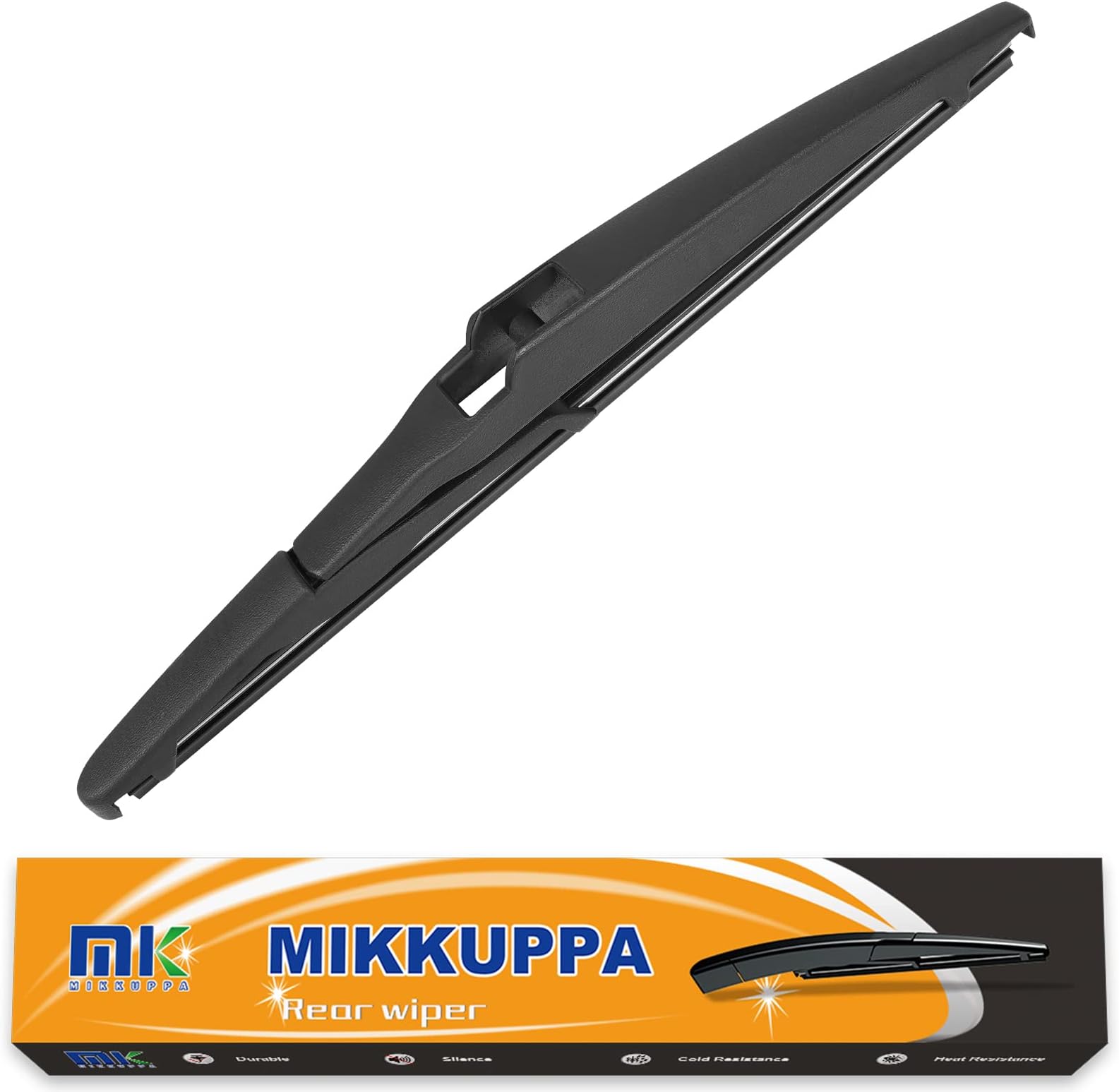 MIKKUPPA Rear Windshield Wiper Blade Replacement for Toyota RAV4 2013-2018, Highlander 2020-2023, Jeep Compass 2018-2022 - Back Wiper Blade OEM Factory Accessories Replacement 85242-42040, 10 Inches