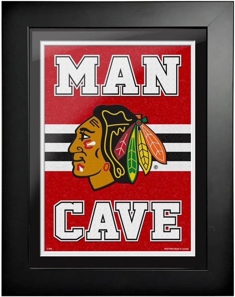 That's My Ticket Chicago Blackhawks Man Cave Framed Artwork