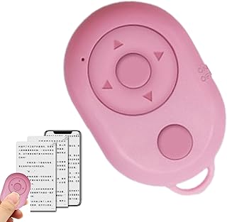 Control remoto de desplazamiento para teléfono, desplazamiento de video inalámbrico, controlador de botón de videocámara para grabación de fotos, libros electrónicos, lectura de vlogging, teléfonos