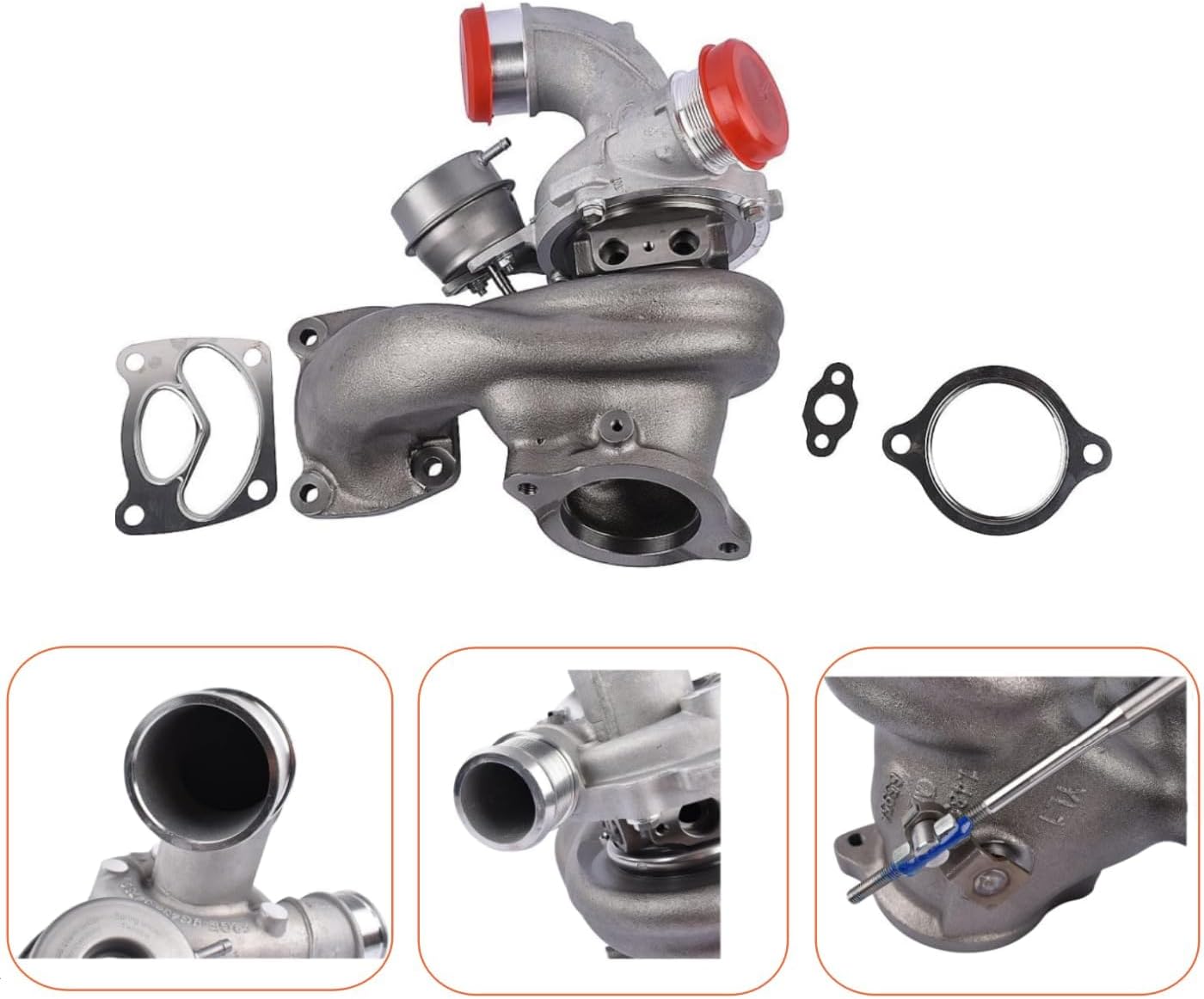 Turbocharger Turbo Compatible with For-d Ed-ge Es-cape Fu-sion Lin-coln MKC MKZ l4 2.0L 2015-2020#53039880416 53039700416 F2GZ6K682C F2GE9G438BC F2GZ6K682A Vahaha