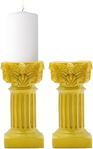 Miniatura 10 de Saihisday Mini columnas griegas de pilar romano, decoración de estatuas griegas, adorno artístico de resina para decoración de mesa de boda, patio