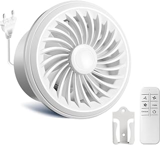150mm Abluftventilator 160m³/h 4W, RC-Ventilator