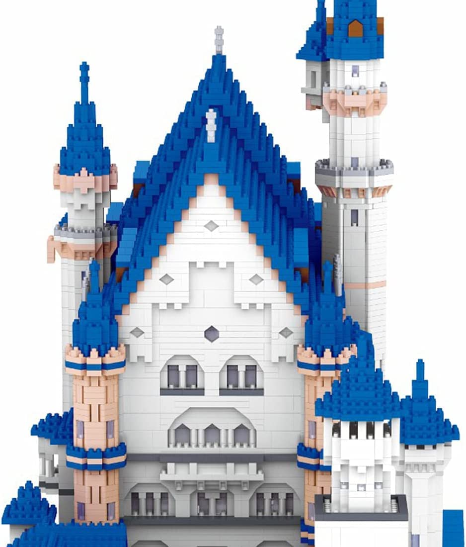Technik Architecture Castello Neuschwanstein, modello da costruzione 11810, set di mattoncini compatibile con grande, per costruire giocattoli educativi per bambini e adulti
