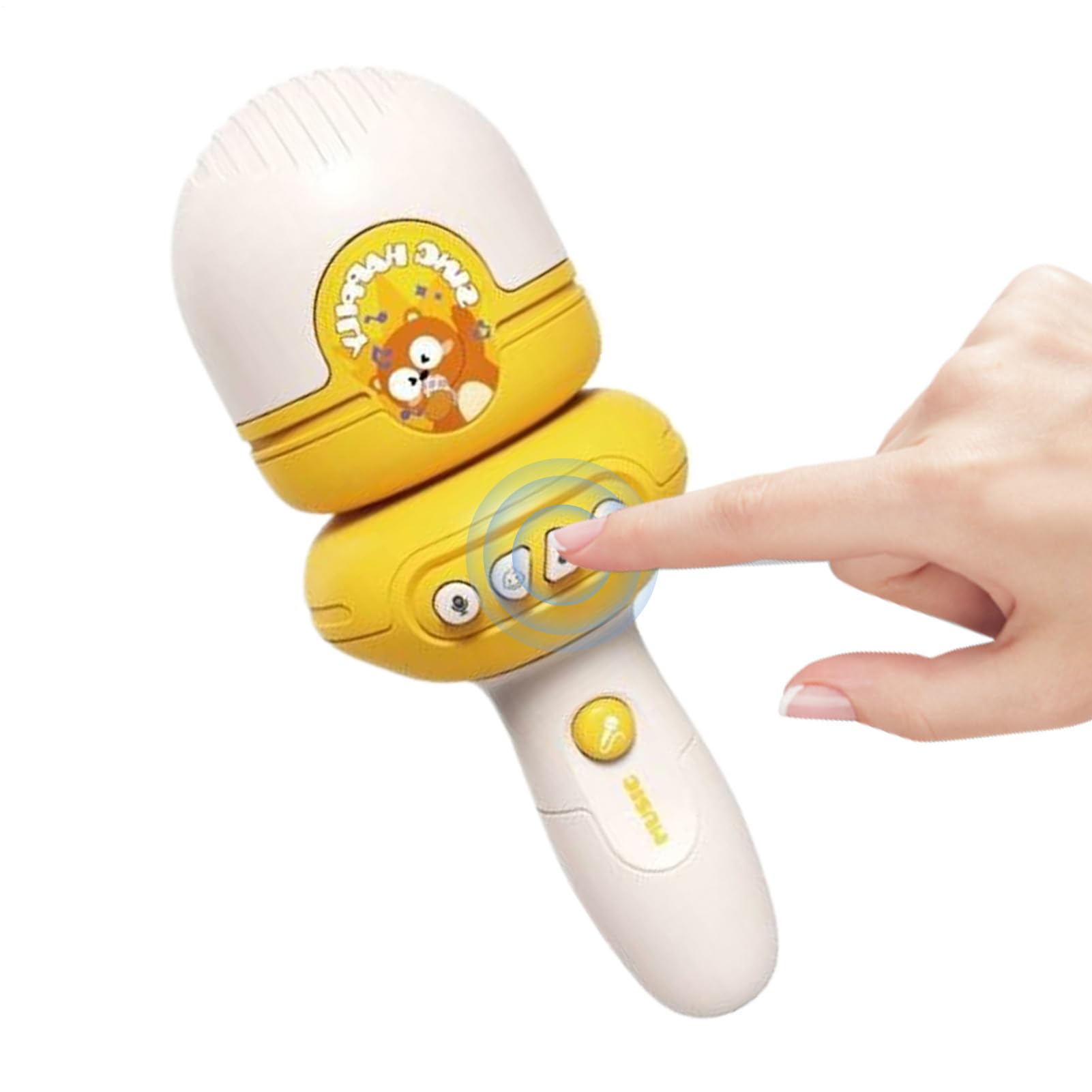 Microfono Per Bambini Portatile con Musica Incorporata e Cambiavoce 3+ Anni