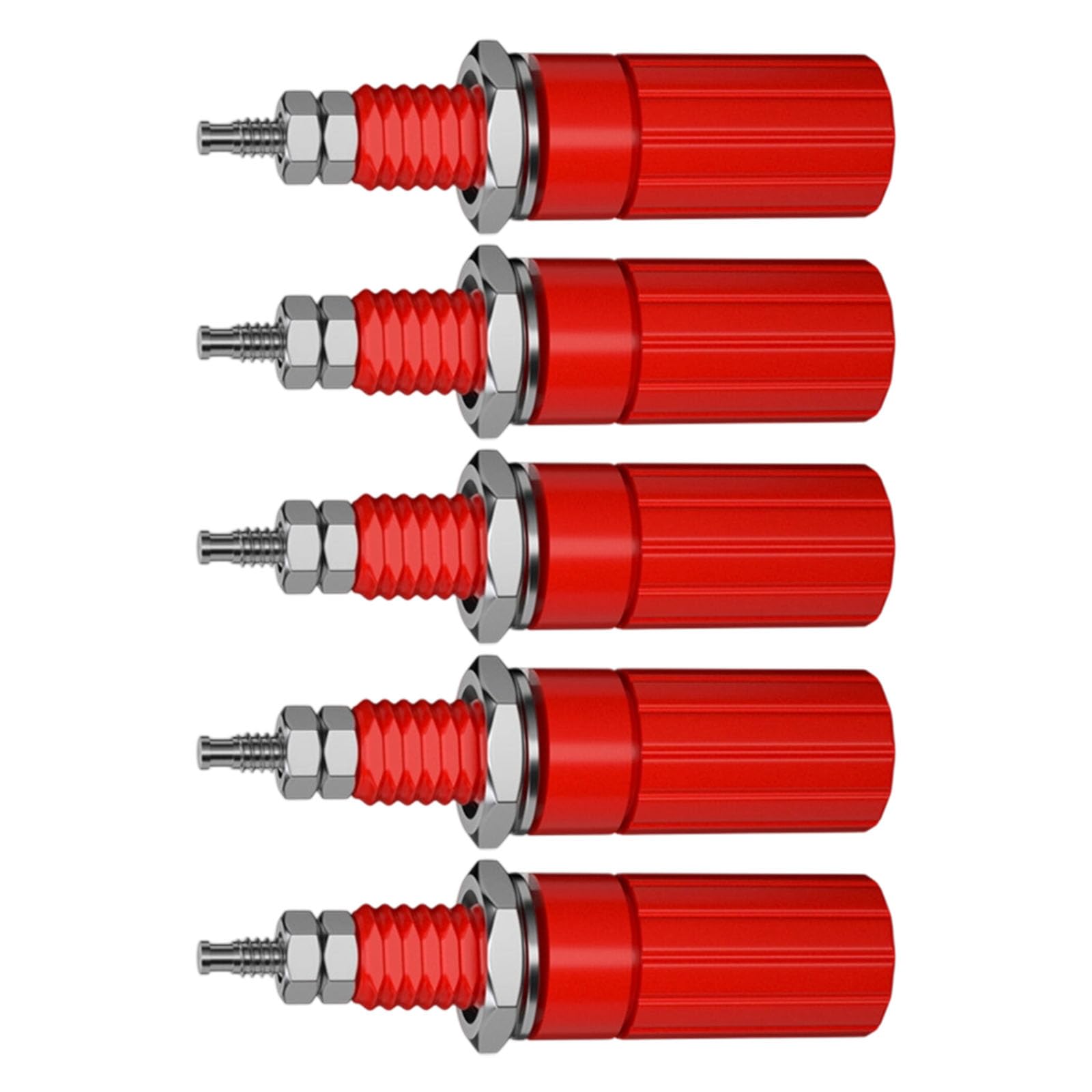 Buxuaaaa 4mm Banana Plugs Jacks Binding Post Terminals with Quick Install Design Easy to Use for Sound Equipment & Instrumentation Professional Sound Connectors
