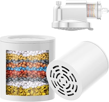 2 Pcs NSF Certified Showerhead Filter Replacement Cartridge for HOPOPRO Shower Heads B0DZCX7YCW, B0DZCZKLXD, B0DZD2N2ZJ B0FDGMKH23 B0FDGH8GX5 Remove Chlorine, Heavy Metals for Better Skin & Hair