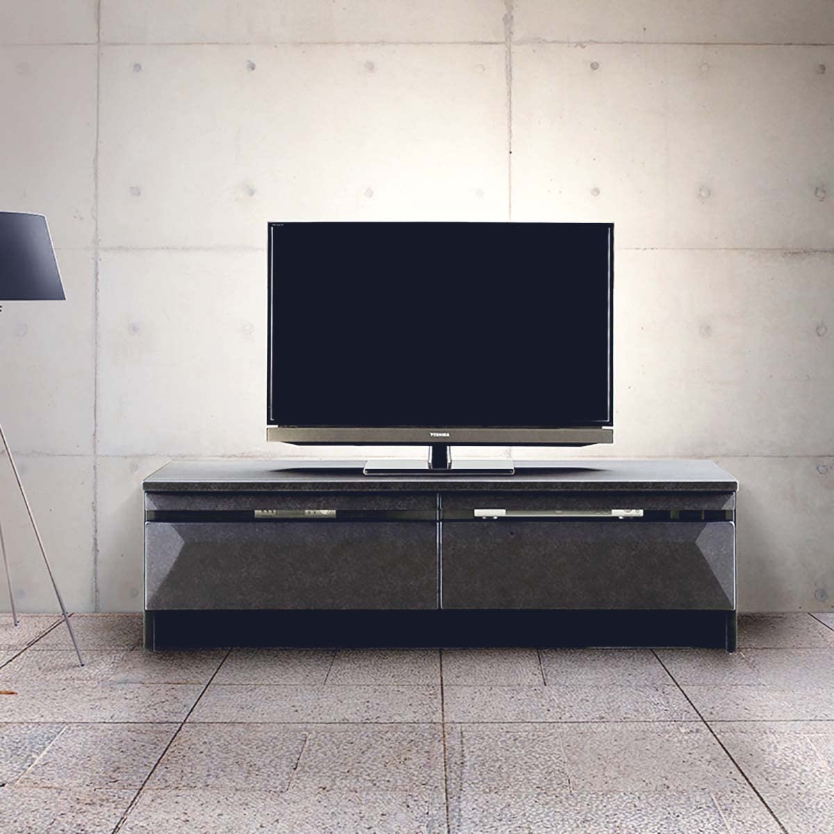 【完成品】テレビボード（幅110cm） Amazon｜tac INTERIOR テレビ台 幅110cm 完成品 32インチ 収納