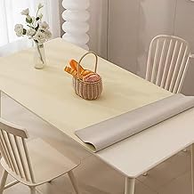 Jinchuan Table Mat, Waterproof, Heat Resistant, Stain Resistant, Desk Mat, Anti-Slip, PVC Product, PU Style, Leather Style, Water Repellent, Table Protection, Simple, Stylish, Freely Cut, For Dining