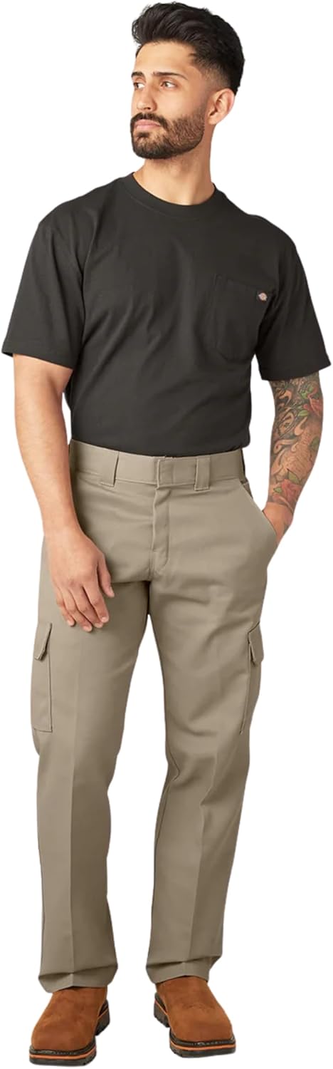Dickies Men's Relaxed Straight Leg Cargo Work Pant