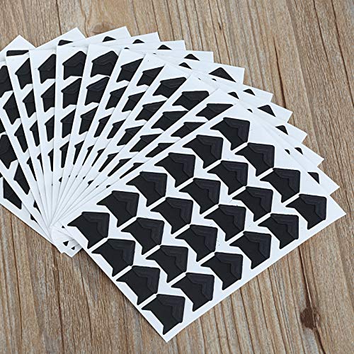 360 Pieces Self Adhesive Photo Corners, 15 Sheets Photo