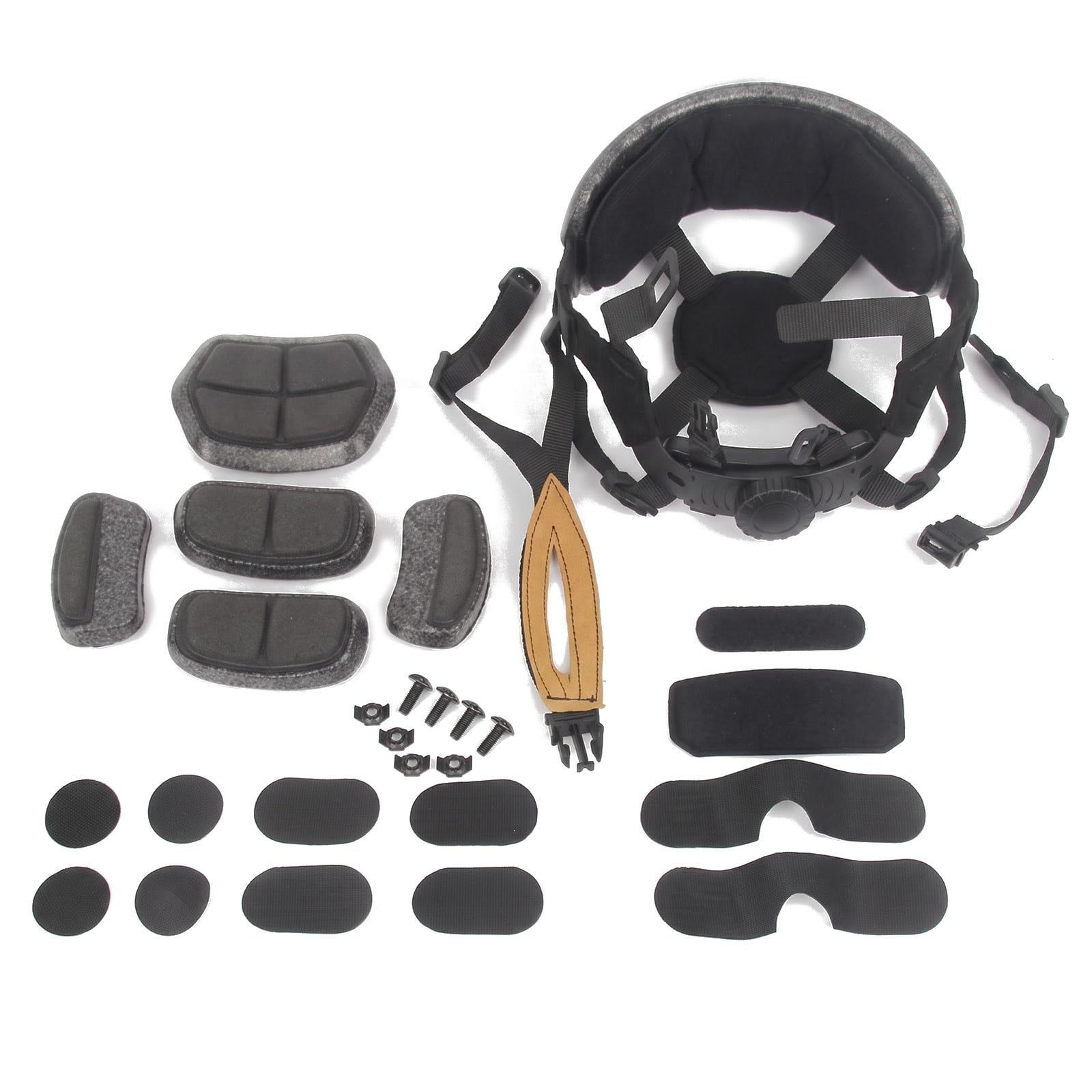 Genérico Kit Suspensión Casco, Pads Liner Espuma EPP for Fast Style | Arnés Ajustable Mejora El Ajuste Interior, Comodidad Acolchada Y Uso Estable