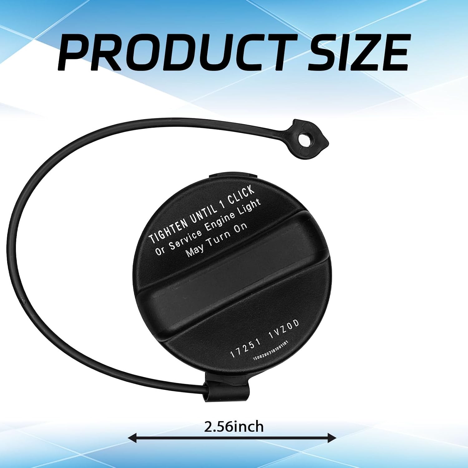 Gas Cap Replacement for Nissan Fuel Tank Cap Compatible with Nissan 2013-2018 Altima, 2012-2019 Frontier, 2015-2020 Murano, 2013-2019 Pathfinder, 2012-2019 Versa Infiniti, 17251-3JA0A