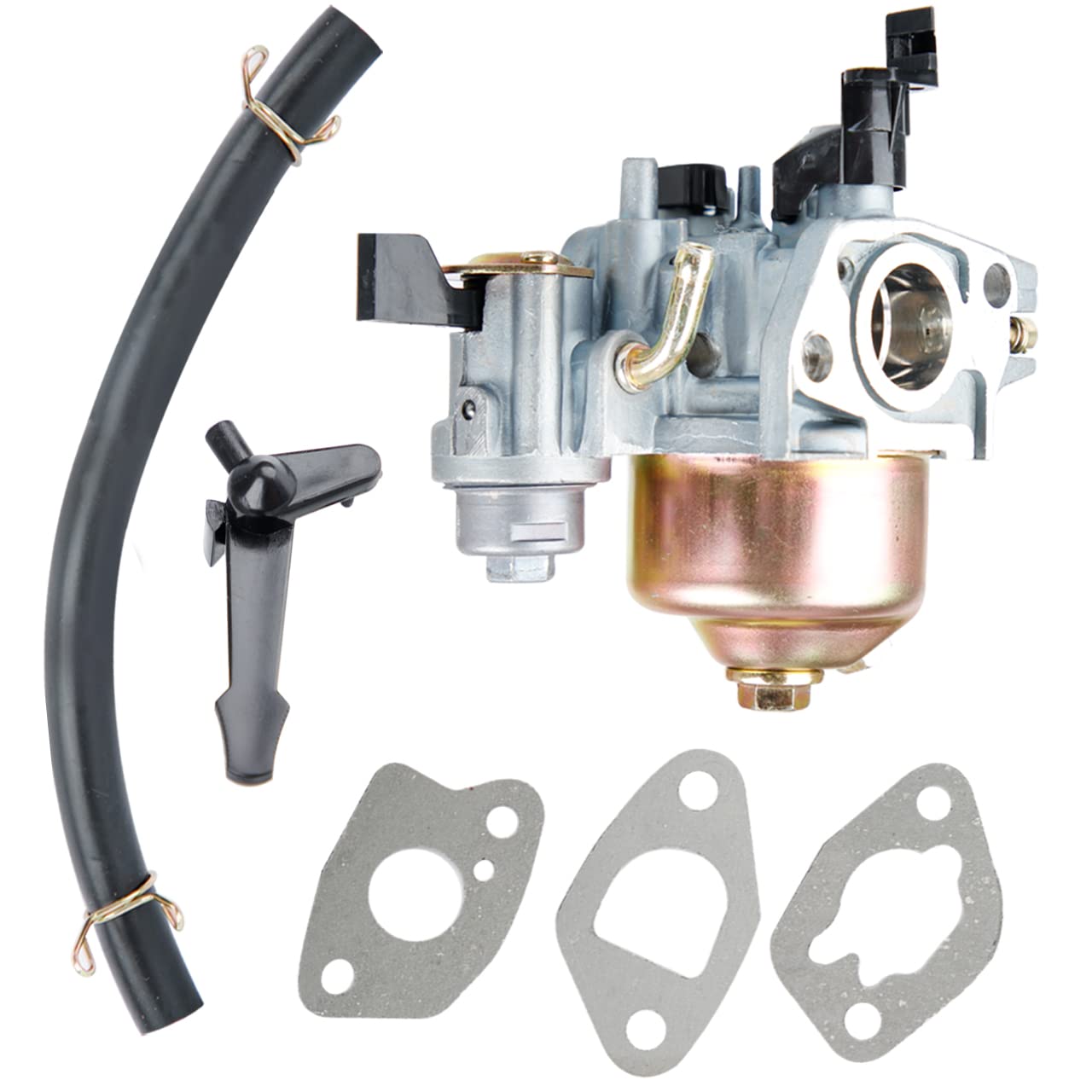 CarBole GX160 Carburatore con Filtro dell'aria, per Motore Honda GX140 GX168 GX200 GX160 5,5 hp GX200 6,5 hp, Sostituisce 16100-ZH8-W61