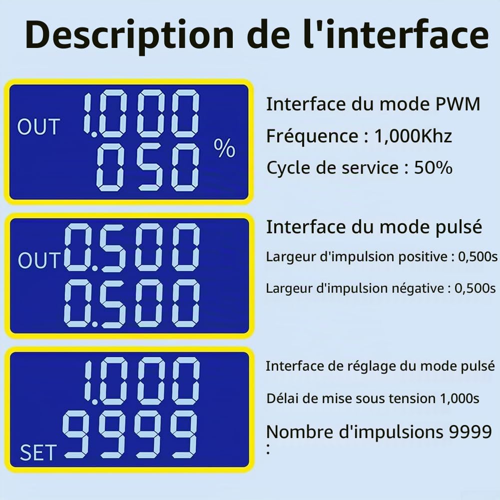 ZYWUOY ZK-PP2K Contrôleur de gradation PWM haute puissance pour PWM Pulse Dual Mode Motor Generator Drive Controller