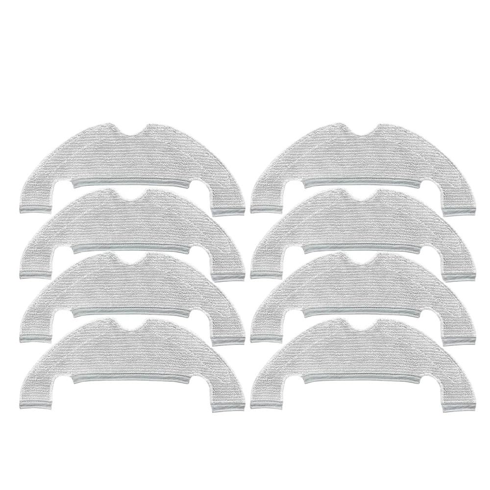 HIZON Robot Vacuum Mop Cloth， Wipes Rags ，Vacuum Cleaner Spare Parts，，Compatible For Xiaomi ，X10，Compatible For Dreame， Z10 Pro D10 Plus D10s Plus(Left and Right)