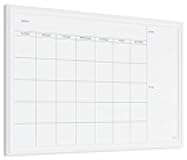 Magnetic Dry Erase Calendar White Board, 30