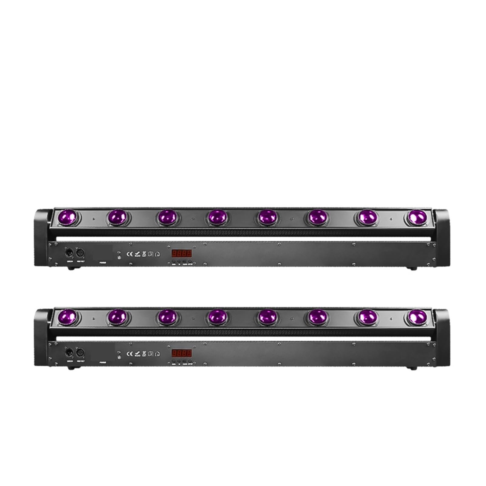 8X15W RGBW Ruchome Głowy Światła Belkowe, Sterowanie DMX512 Wielokolorowe Światło Barowe Profesjonalne Oświetlenie Sceniczne Dla DJ-a DISCO Występ na żywo(2PCS 8x15w)