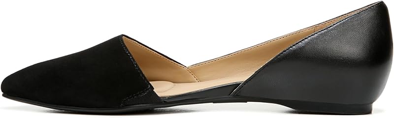 Naturalizer Samantha - Ballet plano para mujer con punta cómoda D'Orsay