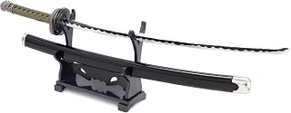 Arazi Moonveil Katana Model,10.3In/26Cm,Display Stand with Scabbard,Game Fan Collectibles Home Desk Decor