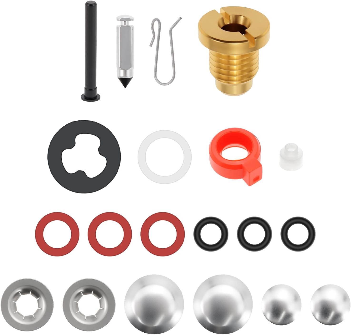 3 Pack 396701 392061 398729 Carburertor Repair Kit Compatible with Johnson/Evinrude 18 20 25 28 30 35 40 45 48 50 55 60 65 70 75 HP, For Sierra 18-7222 18-7042, For Mallory 9-37107