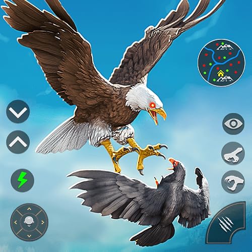 jeux d'aigle 3d : simulateur d'oiseau pour enfants - jeu de simulateur d'aigle 3d (jeux pour enfants) - simulateur d'oiseau volant aigle 3d - jeux de simulateur d'aigle familial hors ligne