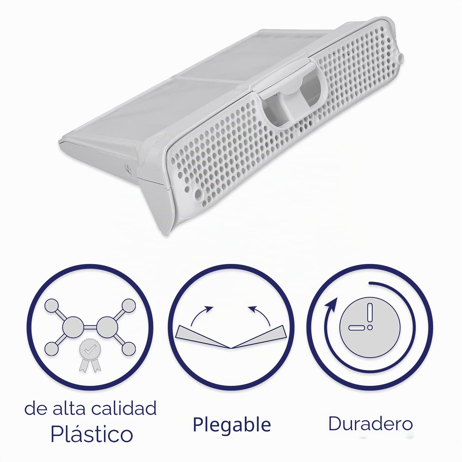 LUTH Premium Profi Parts Filtro de pelusas Bolsa filtrante Filtro compatible con Bosch Siemens Constructa Neff Balay IQ300 IQ390 IQ500 IQ700 IQ790 IQ800 IQ890 00656033 656033 para secadoras blancas