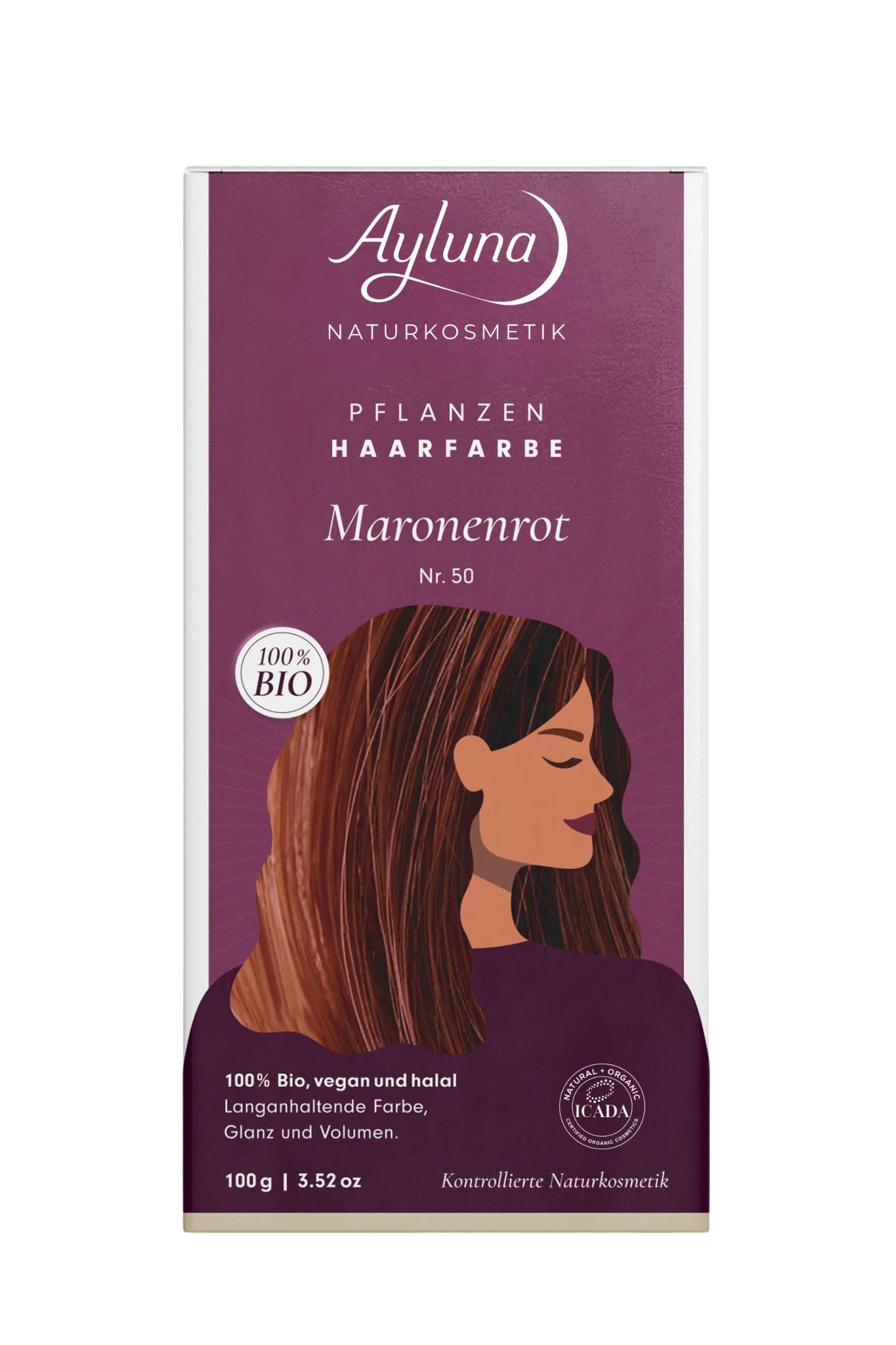 Ayluna Hair Colour - Maroon Red