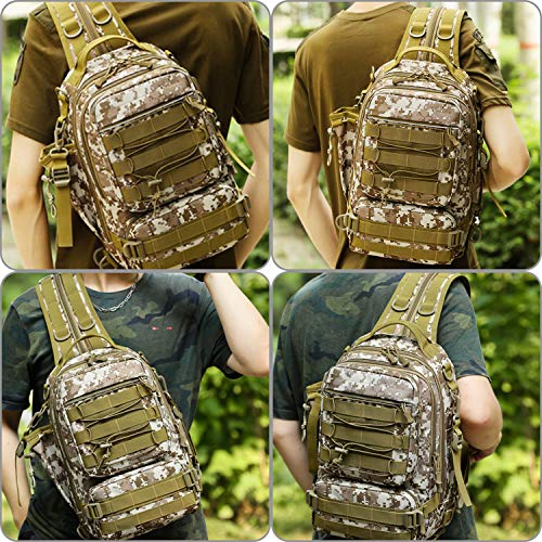 Thekuai Fishing Tackle Backpack Storage Bag, Outdoor Shoulder Backpack, Large Water-Resistant Fishing Gear Bags with Rod Holder Shoulder Backpack and a Sturdy Fishing Tackle Box - Thumbnail 7