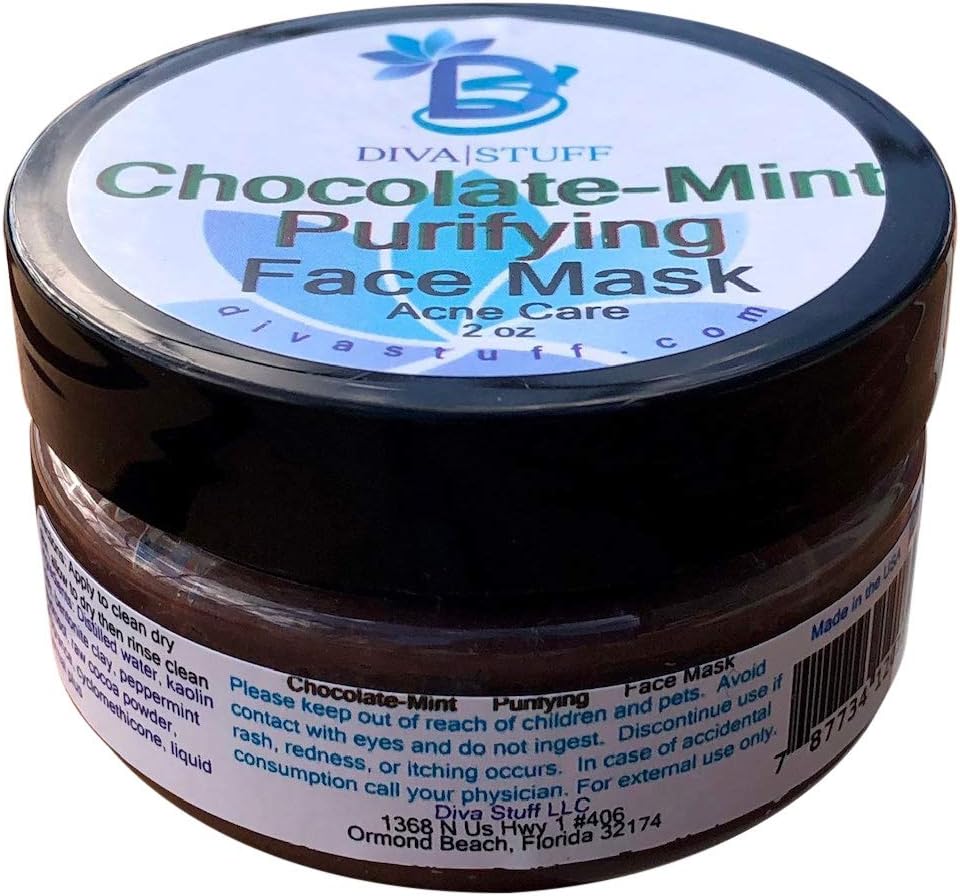Diva StuffChocolate-mint Purifying Face Mask,secrets of the Mayan's,
