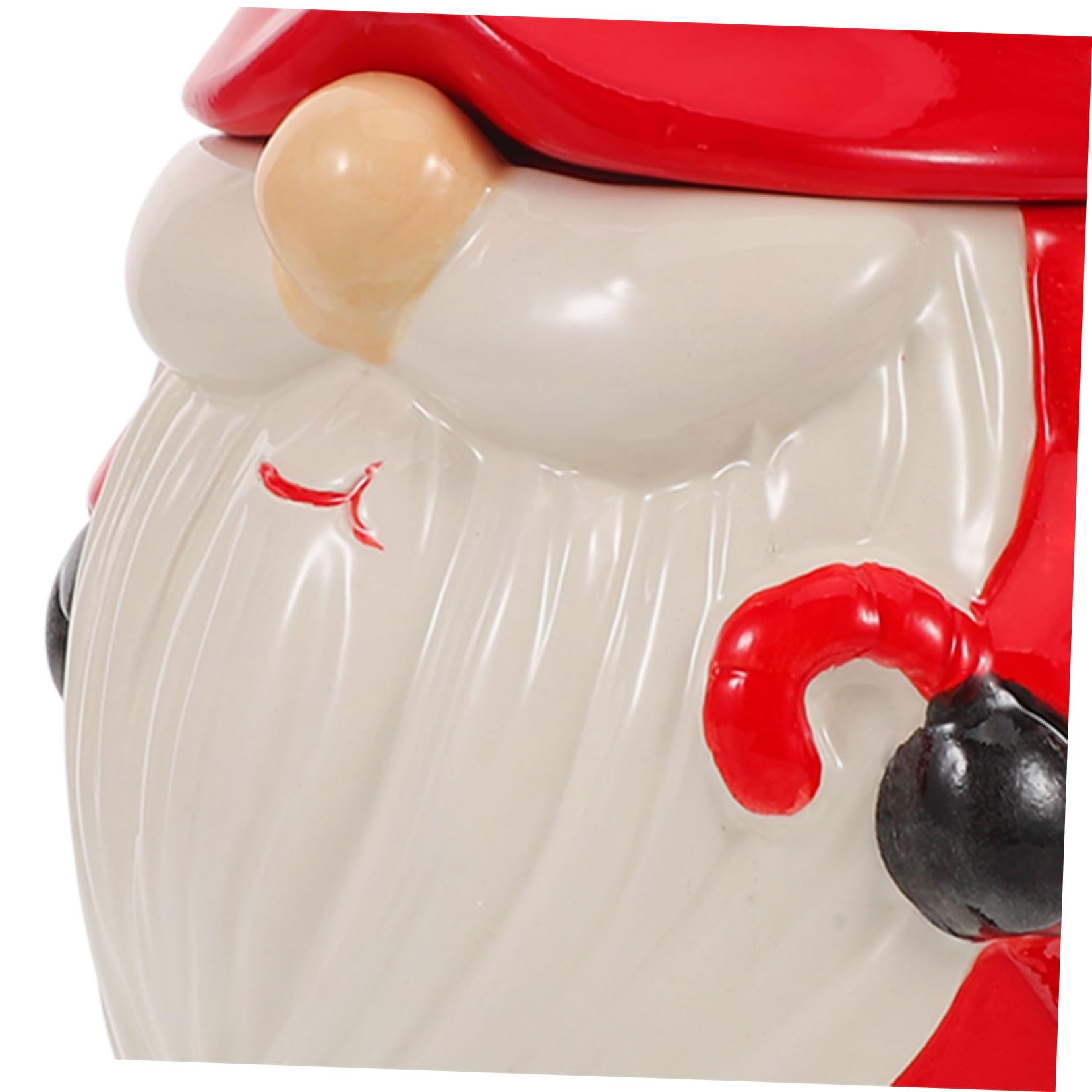 PRETYZOOM Boîte Céramique à Biscuits Forme Sapin de Noël avec Couvercle, Contenant Décoratif pour Snacks et Sucreries