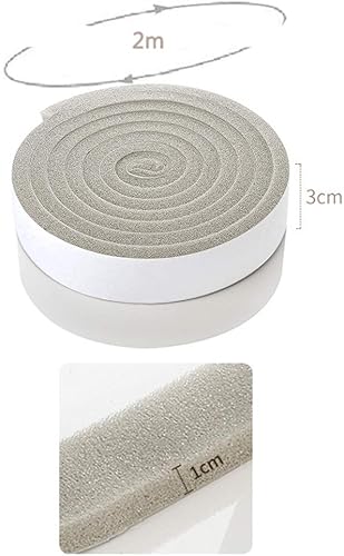 Miniatura 9 de Burlete adhesivo para puertas y ventanas, cinta de espuma gruesa insonorizante, cinta adhesiva de sellado para ventana del hogar, ventana, puerta,