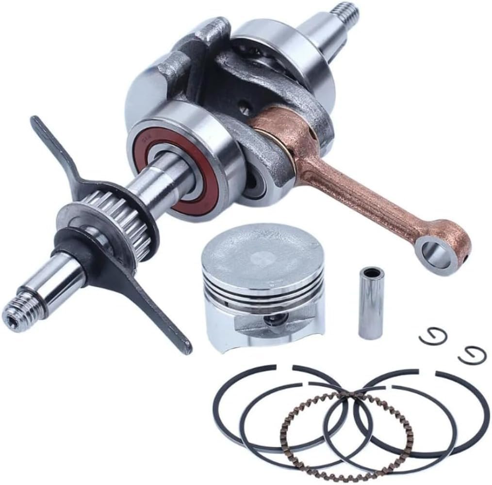 39mm 40mm Crankshaft Piston Pin Ring Circlip Kit Compatible with HD GX35 GX 35 140F 140FA 4 Stroke Small Engine Motor Part (GX35 39mm)