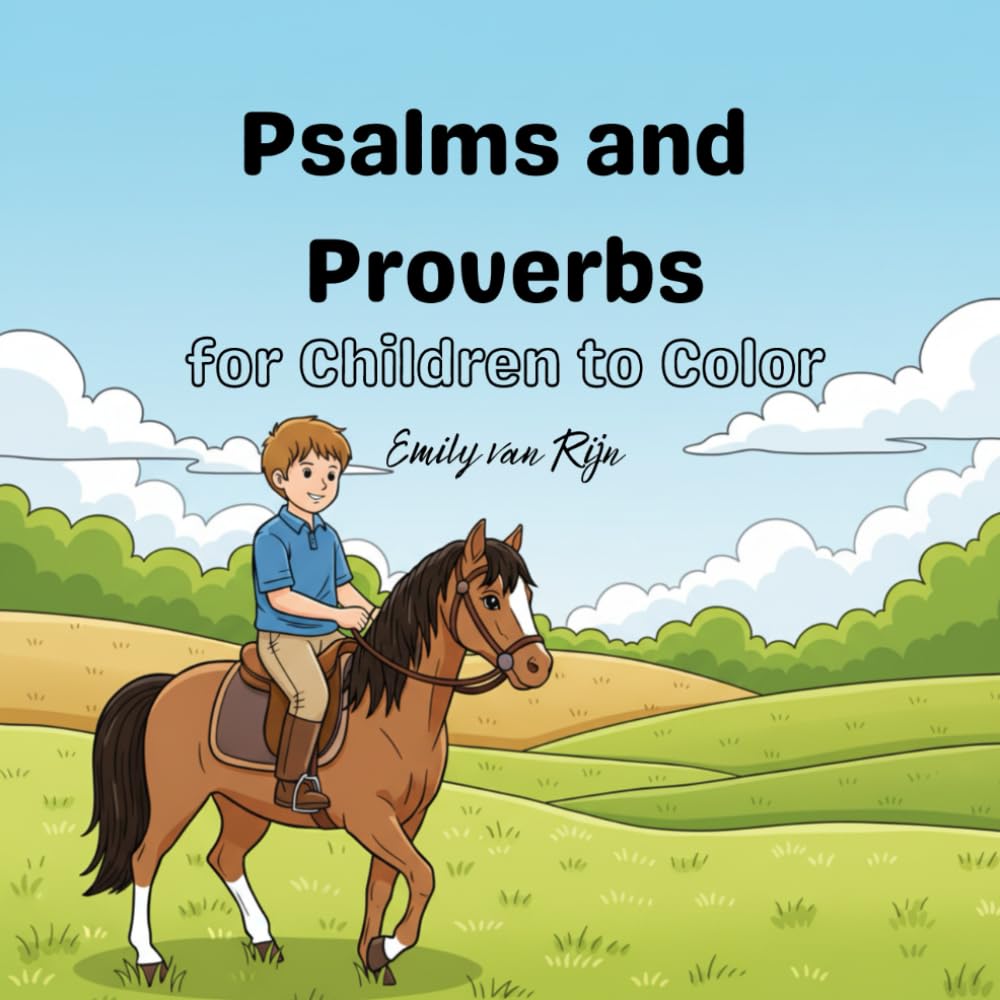 Psalms and Proverbs for Children to Color