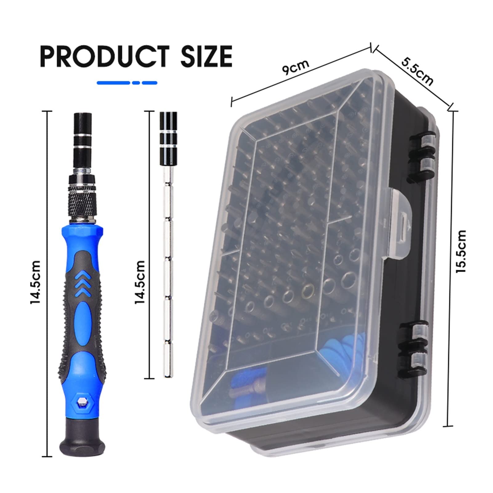 Juego de Destornilladores 135/115 en 1, Destornilladores hexagonales magnéticos de precisión, Herramienta Multifuncional para reparación de teléfonos móviles.