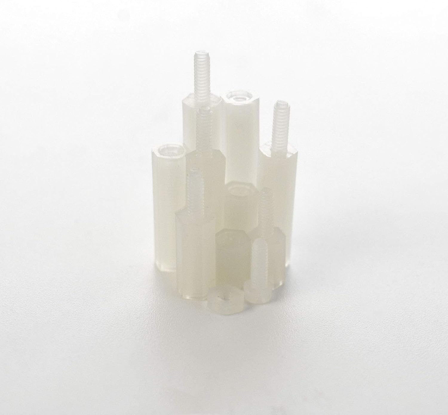 White Nylon Screw and Mounting Kit -M2
