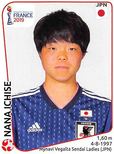 2019 Panini FIFA Women's World Cup France Album Stickers (Individual Sticker Only) Soccer #317 Nana Ichise Japan 2 Inch by 2 12 Inch Collectible