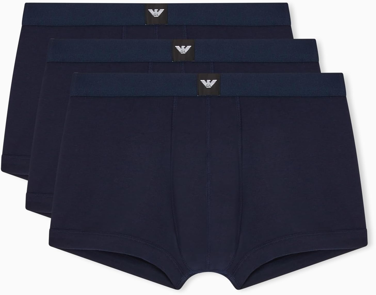 Emporio Armani Men's Essential Logo Label 3 Pack Trunk