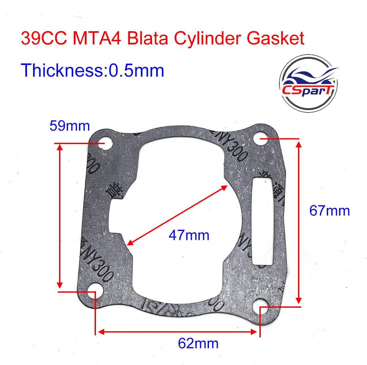 Piston Ring Kit for 39cc B1 Blata Replica MTA4 Bike Air Water Cooled Racing Bikes Parts 37mm 10mm