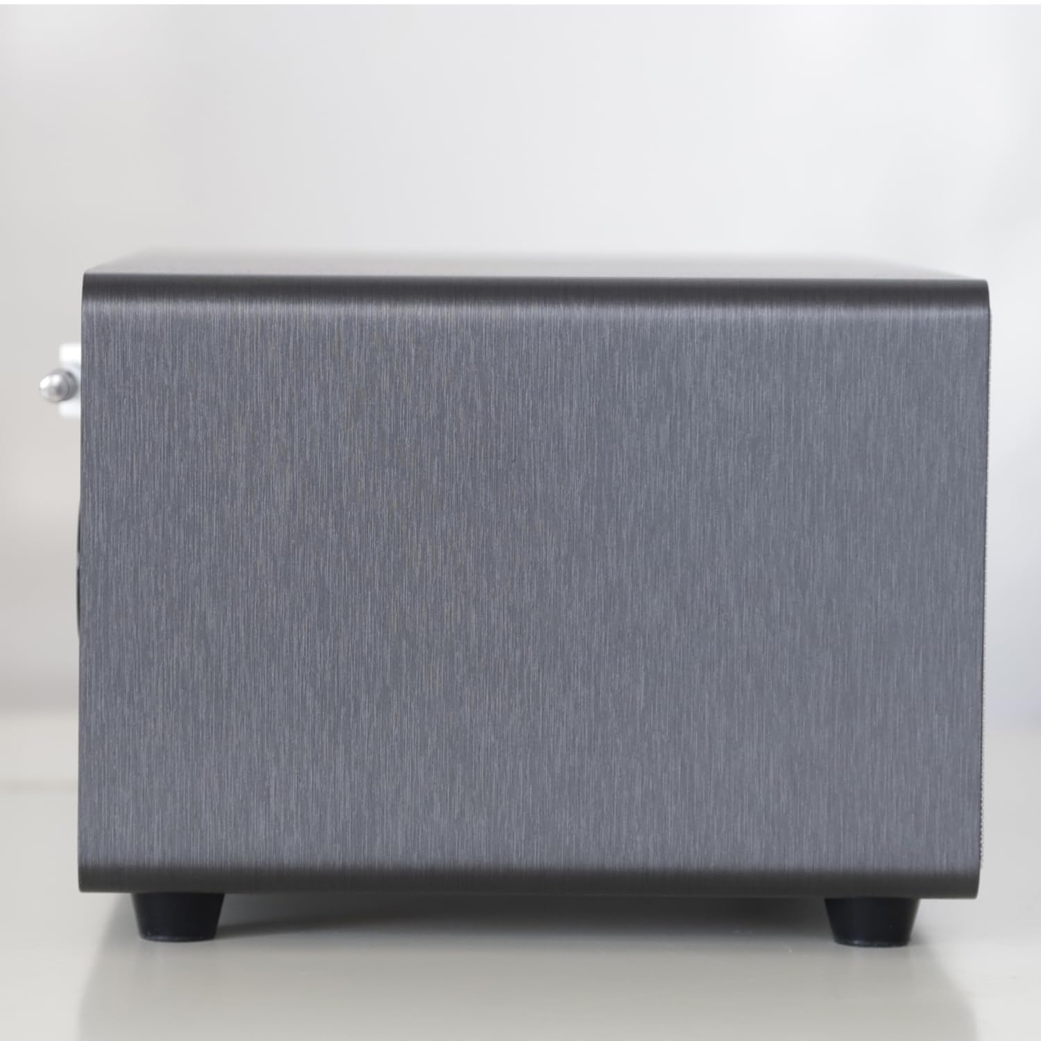 Sistema Hi-Fi MangoKit MS4+ con Reproductor de CD, Radio Dab, Bluetooth, Potente Sistema estéreo, Radio Digital Dab+, Carcasa de Madera acústica, Conector para Auriculares y Acabado, negronegro