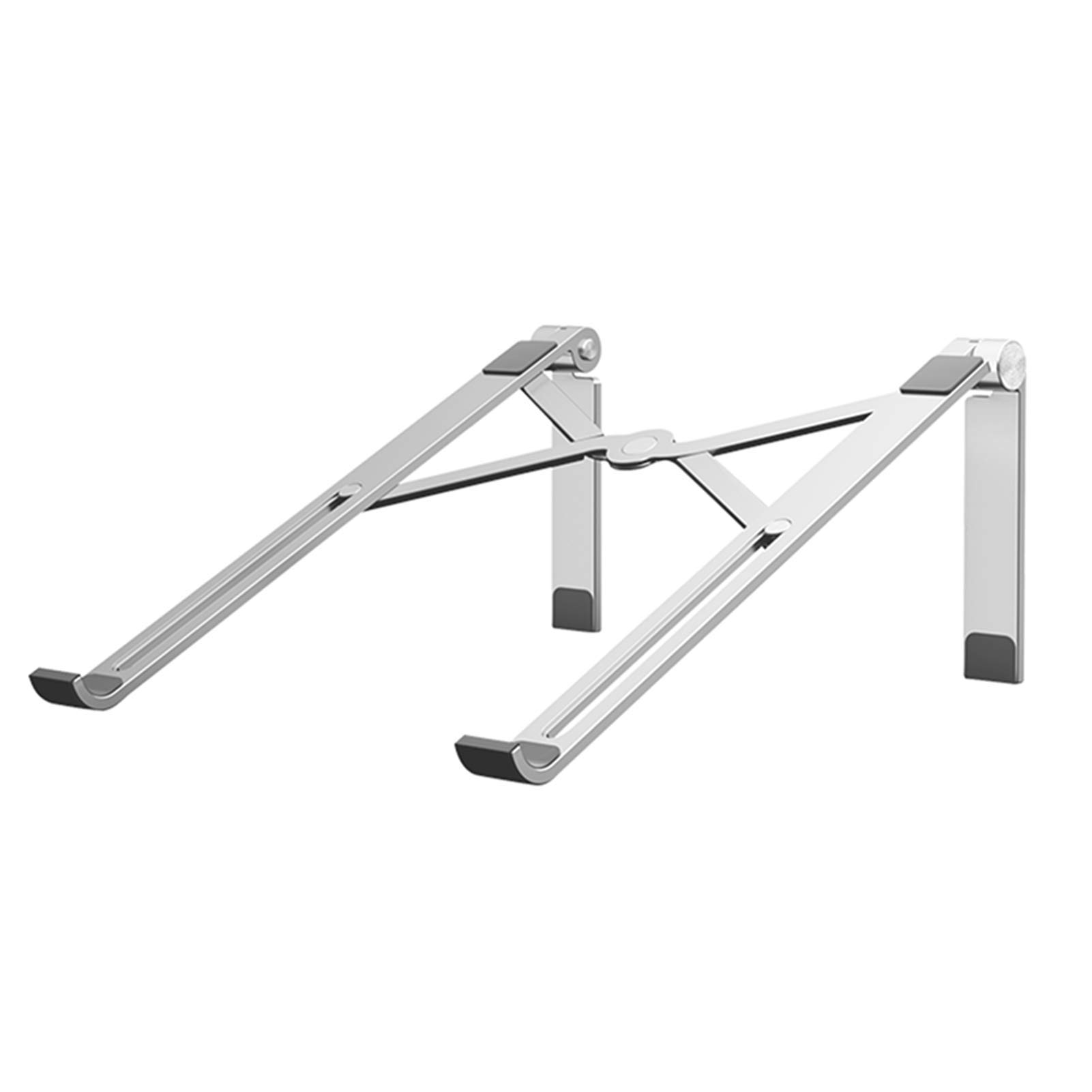 Soporte para computadora portátil Soporte portátil para computadora portátil Ventilado ajustable de 3 niveles para MacBook y computadora portátil, Elevador plegable ajustable para computadora portátil