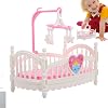Doll House Furniture - Doll Bedroom Furniture House, Cartoon Theme Toy Decoration | Kindergarten Photo Fiction Game Collez Doll Furniture Theme Creative Design Exposed Accessories for Family