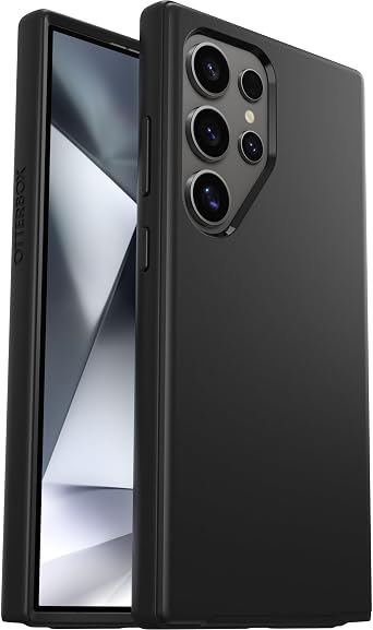 OtterBox Samsung Galaxy S24 Ultra Symmetry Series Case - Black, Ultra-Sleek, Wireless Charging Compatible, Raised Edges Protect Camera & Screen