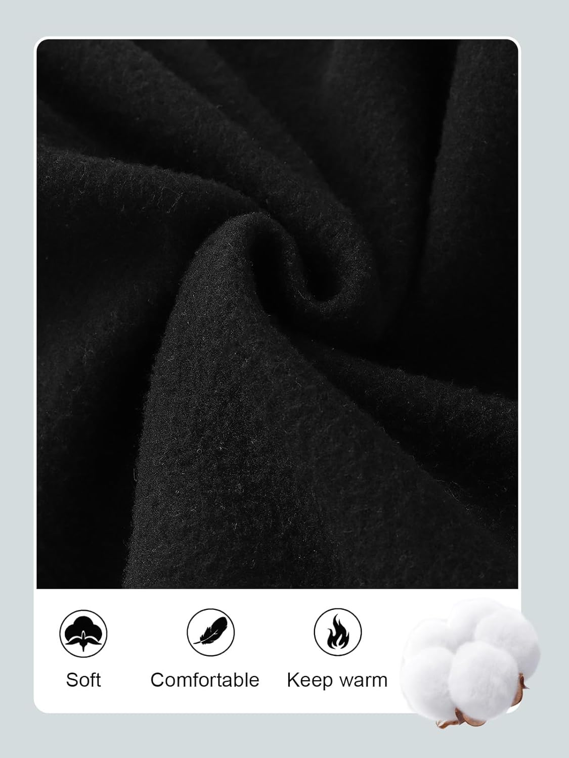 Auxo Mens Sweatpants Open Bottom Baggy Loose Fleece Cargo Sweat Pants Casual Heavyweight Sweatpants with Pockets - Image 8