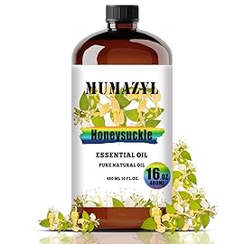 Honeysuckle Essential Oil, Honeysuckle Oil 16 Fl Oz 480ML for Diffuser Humidifier Yoga Cleaning DIY Candle Soap Making Essential Oils