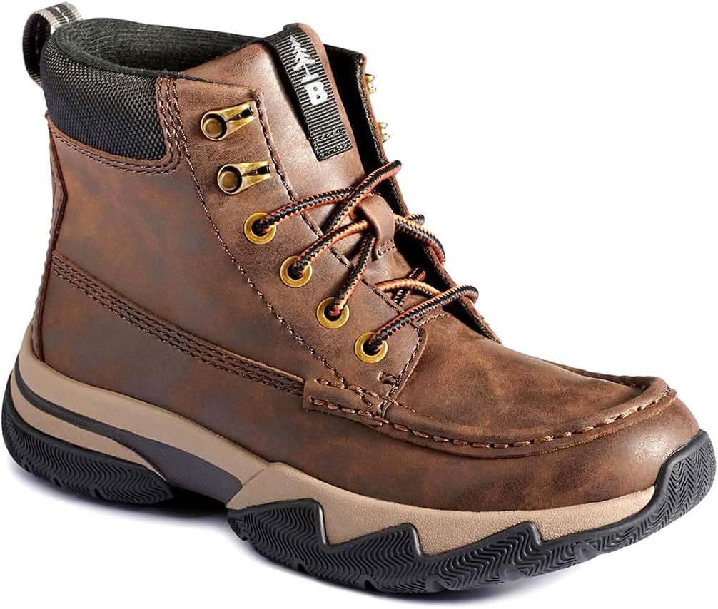 BASS OUTDOOR Women's Leather Lace Up Cushioned Insole Water Resistant Boot
