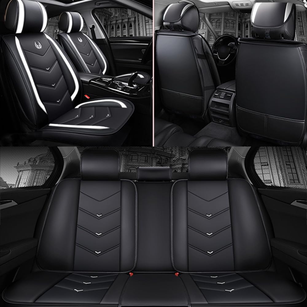 Housse Siege Voiture Cuir, pour Dacia Duster 2018-2023 Imperméable Respirant Voiture Ensembles De Housses De Siège Protection,B