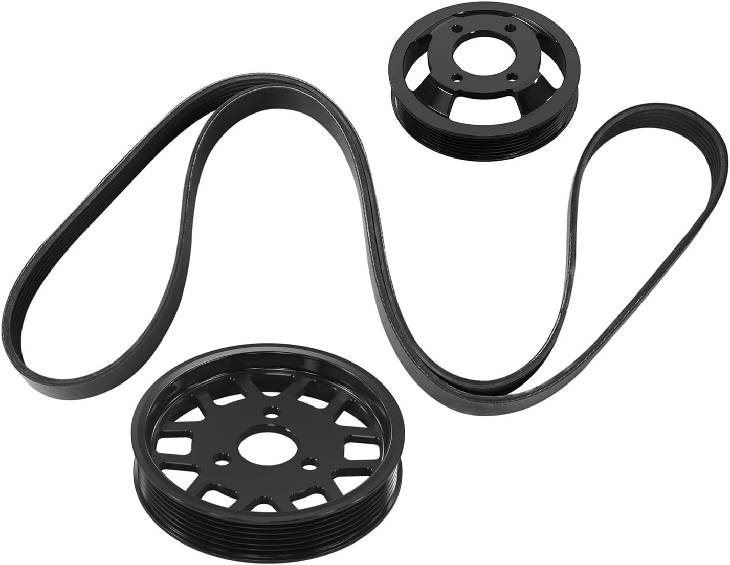 Car Coolant Water Pump Power Steering Water Pump Pulley Kit E46 325i 328i 330i E39 525i 528i 530i For X3 E83 For X5 E53 For BMW M54 M52TU Car Parts