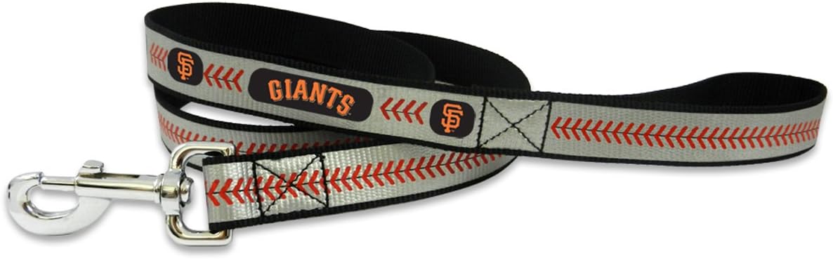 MLB San Francisco Giants Baseball Pet Leash, Reflective, Small