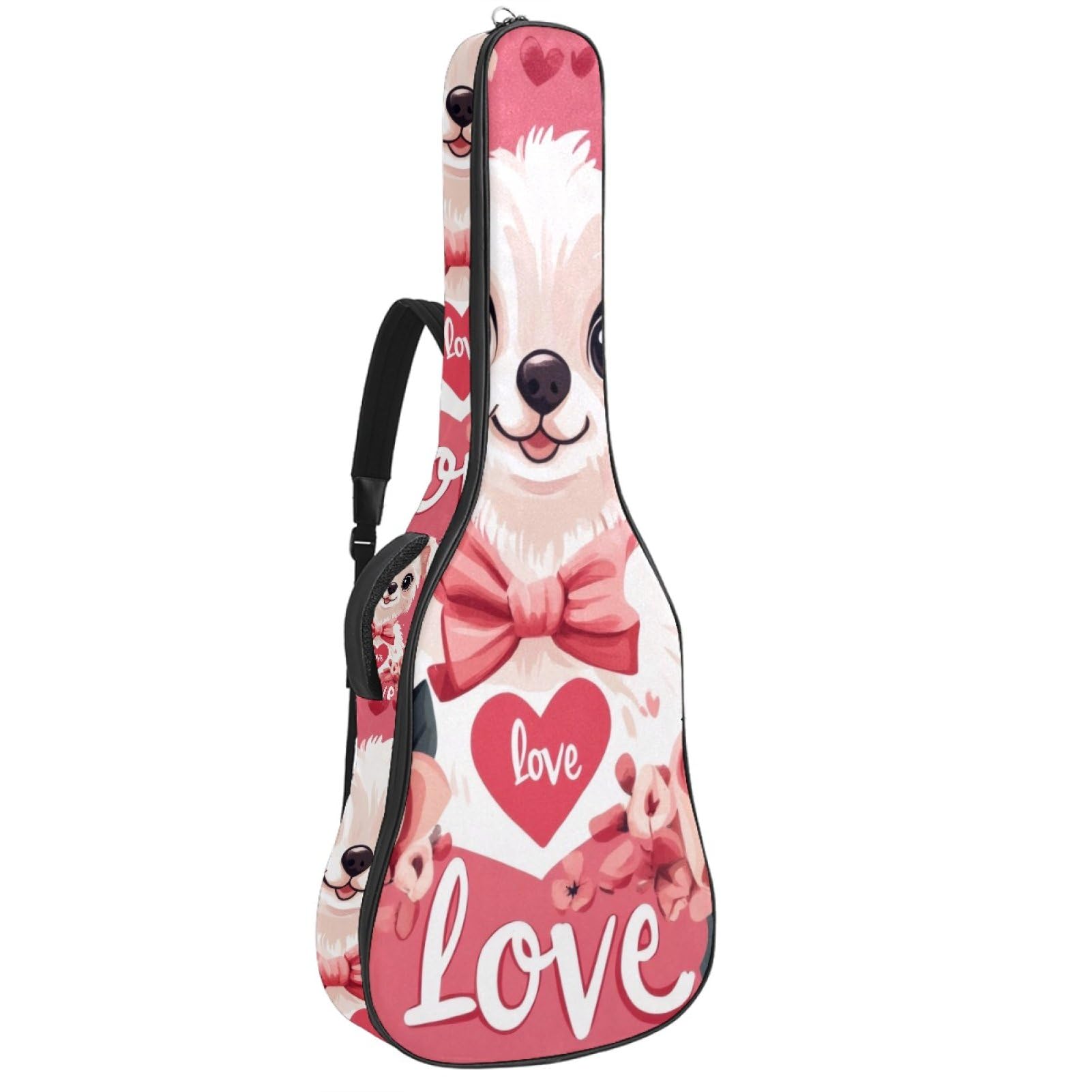 Housse guitare souple légère 109 cm imperméable à sangles sac à dos - 8