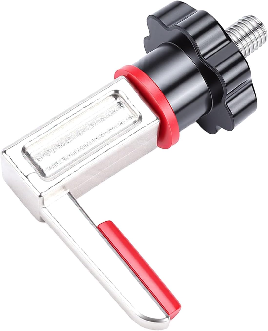 Asixxsix L Frame Cantilever, Stable L Shaped Fixed Arm Heavy Duty Metal Tennis Stringing Machine Part, Badminton Racket Stringing Machine Accessory with Head Throat Stabilizer for High